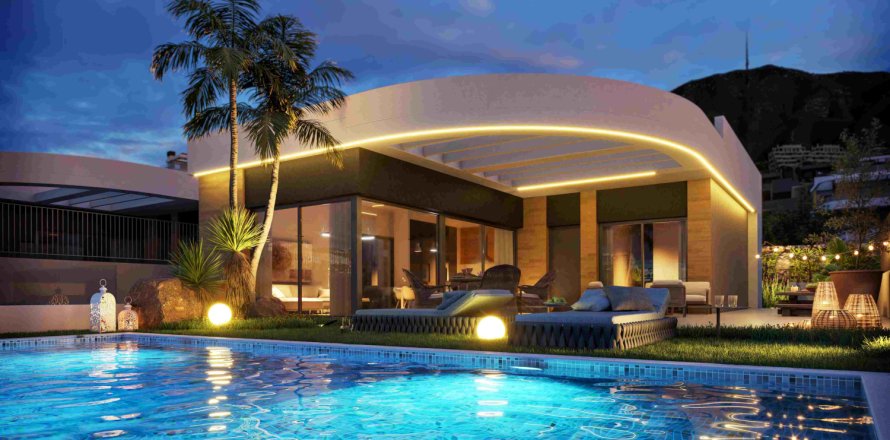 Huvila Finestrat, Alicante, Espanja 4 makuuhuonetta, 260 m2 No. 154639