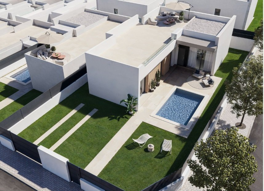 Villa a San Miguel de Salinas, Alicante, Spagna 3 camere da letto, 107 mq. N° 145188