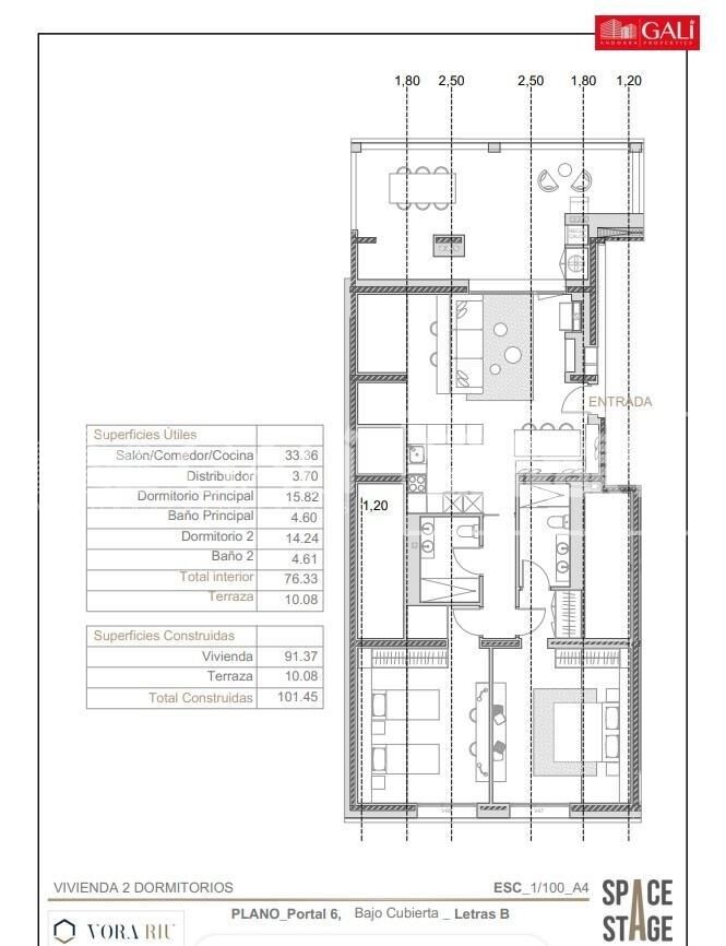 Dzīvoklis Principado De Andorra (Ninguna Poblacion Tiene C.P.), Lleida, Spānijā 2 istabas, 101 m2 Nr. 178706