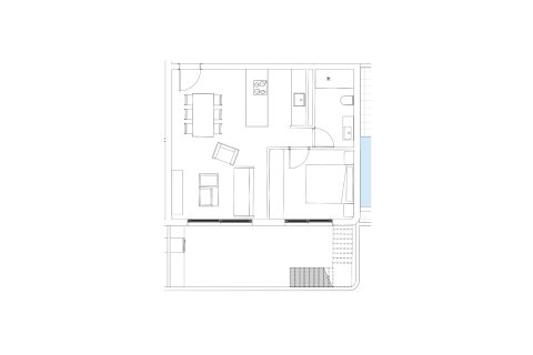 Layout 1 bedroom, 46.93 sq.m. in VITANIA in Calpe, Spain No. 146466