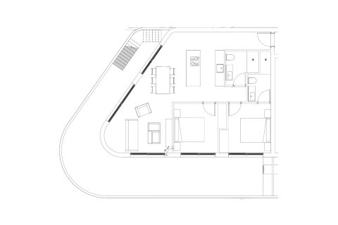 Layout 2 bedroom, 70.63 sq.m. in VITANIA in Calpe, Spain No. 146469