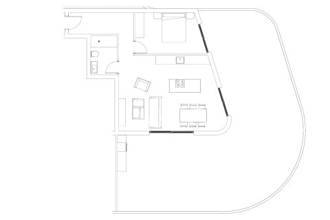 Layout 1 bedroom, 59.47 sq.m. in VITANIA in Calpe, Spain No. 146465