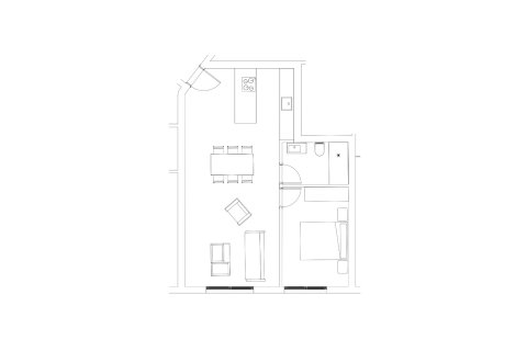 Apartament w Living Estepona, Calpe, Alicante, Hiszpania 1 sypialnia, 55.11 mkw. nr 146464