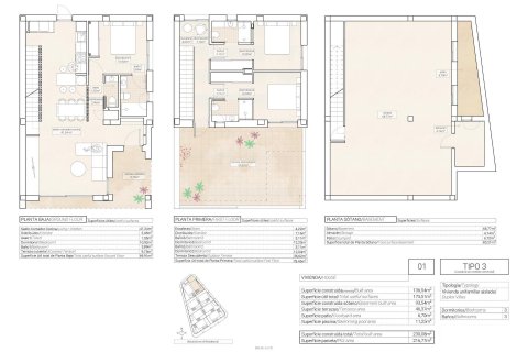 Продажа виллы Хондон де Лас Ньевес, Аликанте, Испания 3 спальни, 230м2 №114270 - фото 8