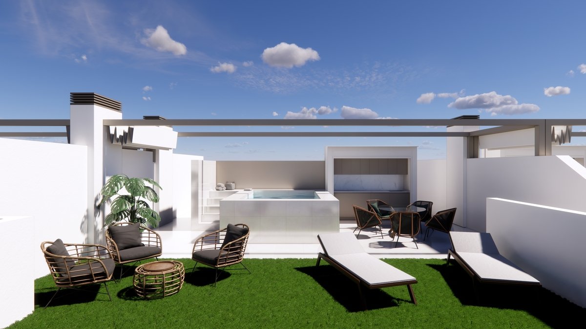 Bungalo Pilar de la Horadada, Alicante, Spānijā 3 istabas,  Nr. 182293
