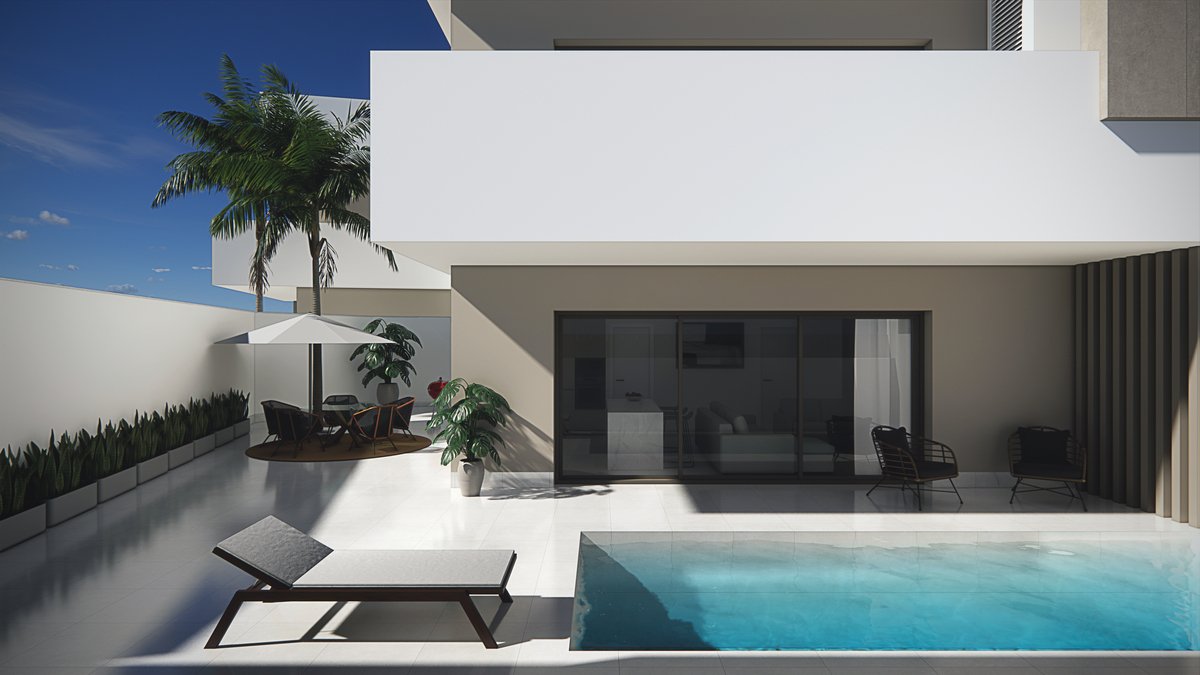 Bungalo Pilar de la Horadada, Alicante, Spānijā 3 istabas,  Nr. 182293