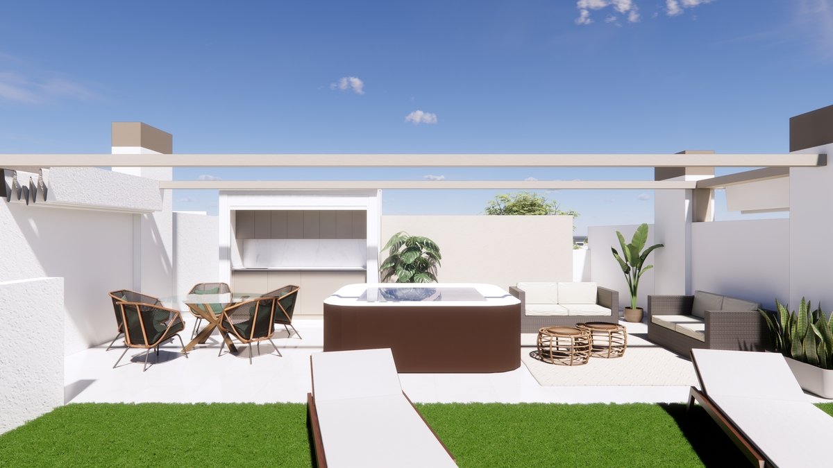 Bungalo Pilar de la Horadada, Alicante, Spānijā 3 istabas,  Nr. 182293