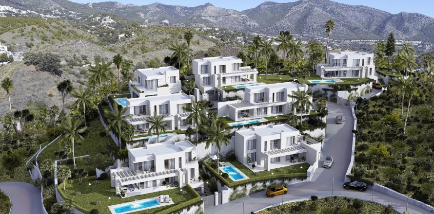 Villa Mijas, Malaga, Spanien 4 sovrum, 219 kvm. Nr. 136028