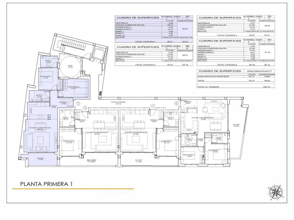 Квартира в Торревьеха, Аликанте, Испания 3 спальни, 161м2 №149950
