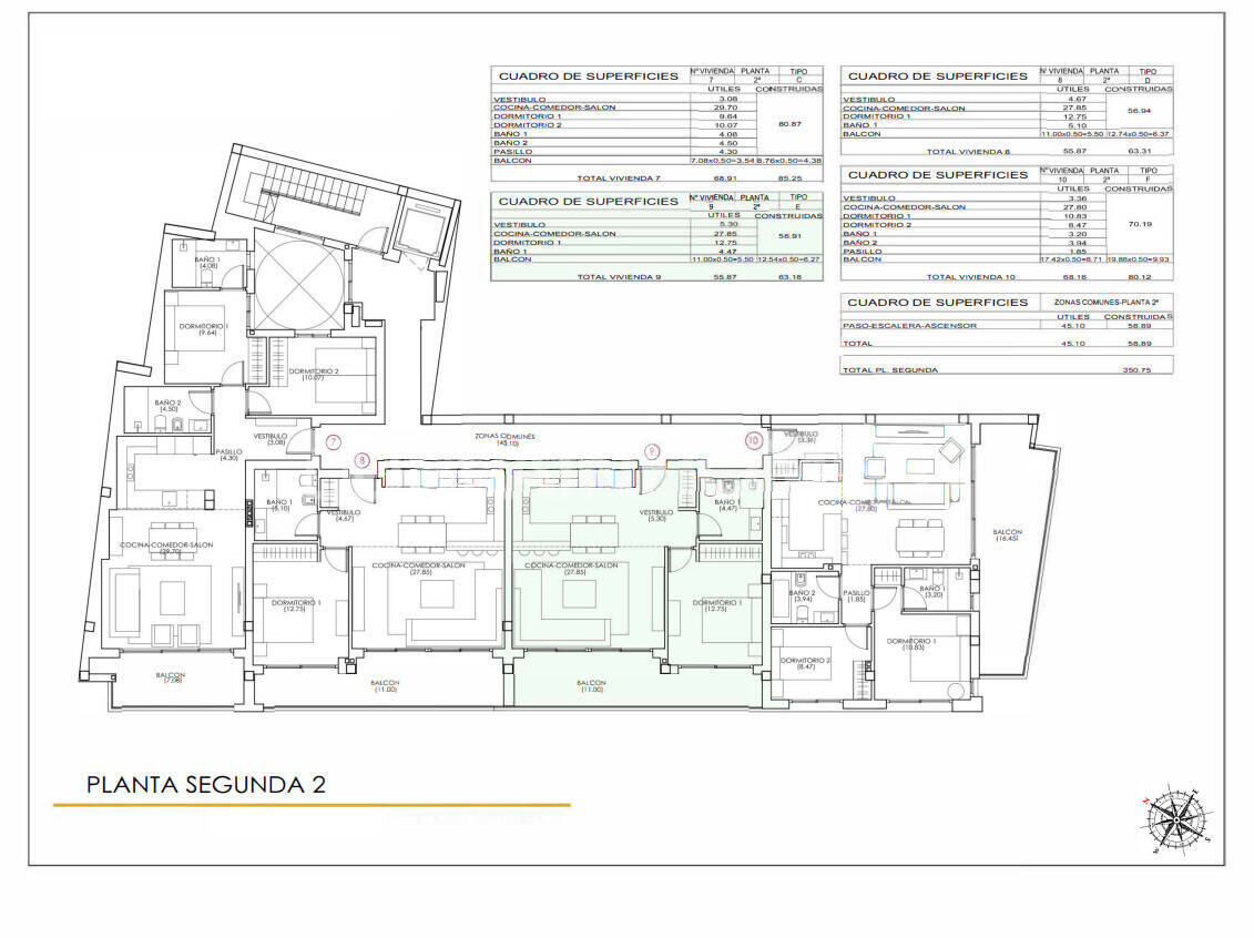 Квартира в Торревьеха, Аликанте, Испания 3 спальни, 161м2 №149950