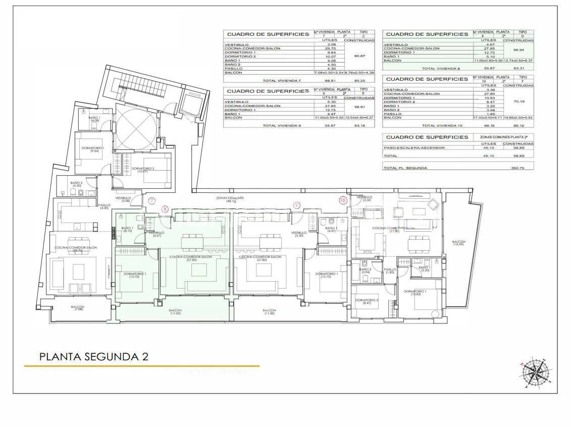 Квартира в Торревьеха, Аликанте, Испания 3 спальни, 161м2 №149950