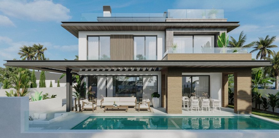 Вилла в Михас, Малага, Испания 3 спальни, 671.42м2 №174354