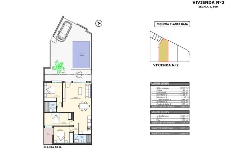 Apartment à vendre à Pilar de la Horadada, Alicante, Espagne, 3 chambres, 91 m2 No. 147629 - photo 15