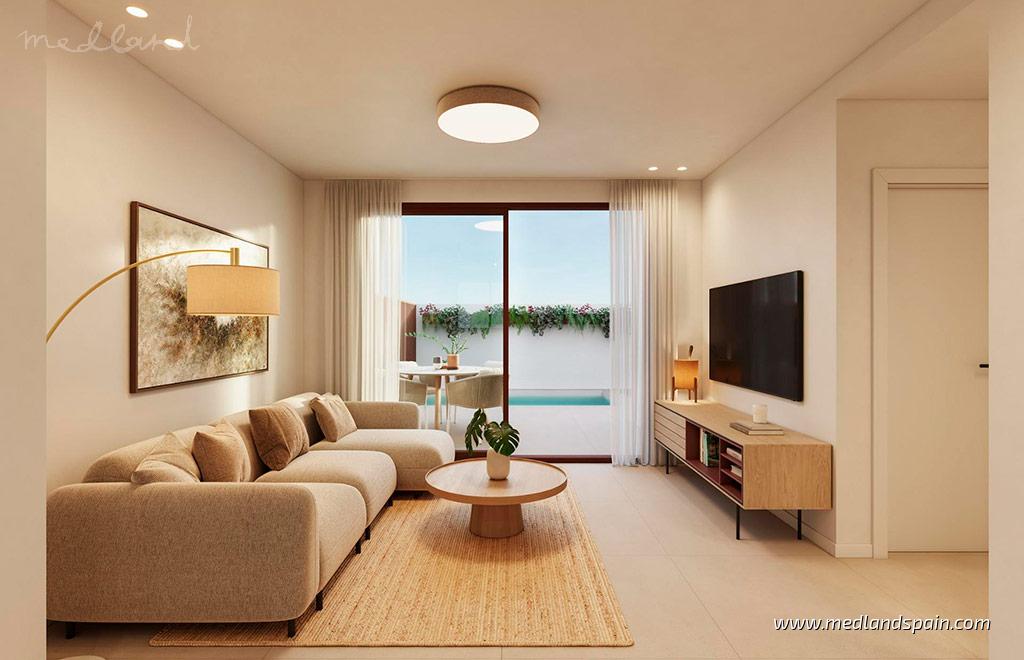 Appartamento a Lo Pagan, Murcia, Spagna 2 camere da letto, 60 mq. N° 179364
