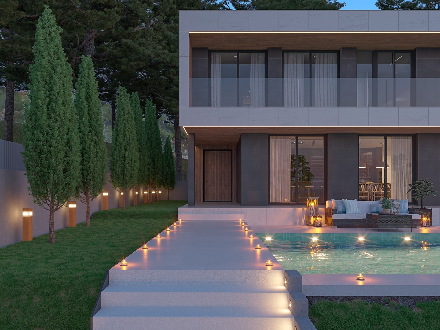Villa a Alicante, Spagna 4 camere da letto, 419 mq. N° 80943