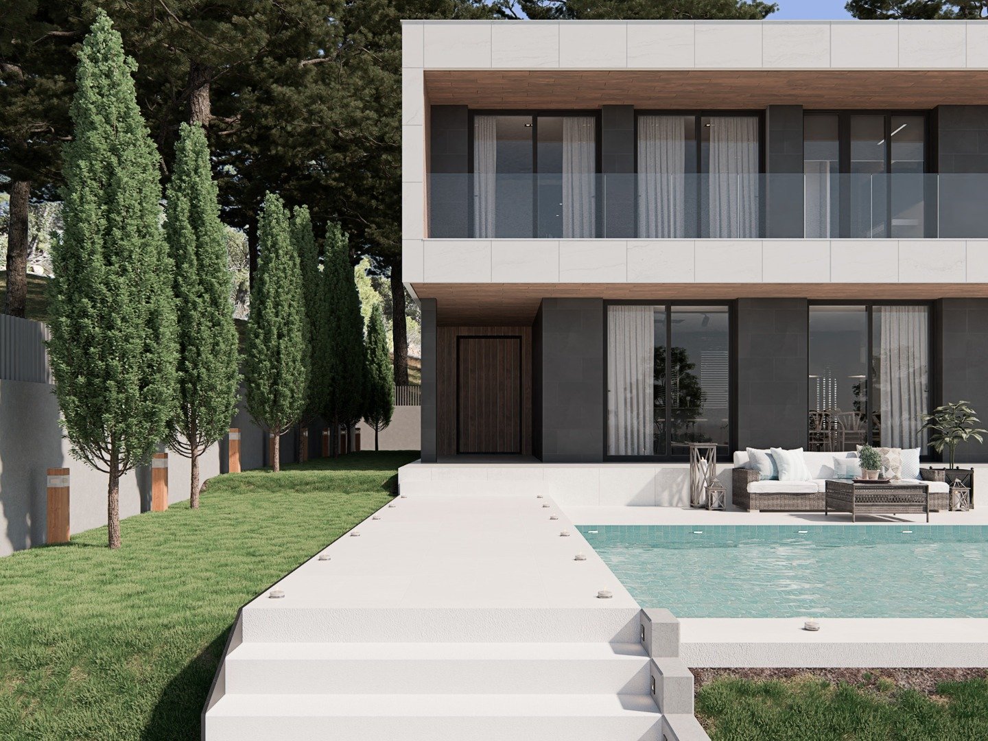Villa a Alicante, Spagna 4 camere da letto, 419 mq. N° 80943
