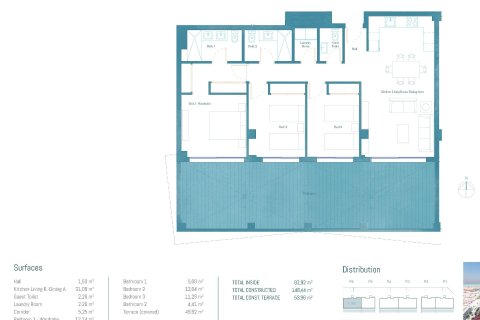 Apartment for sale in Mijas, Malaga, Spain 3 bedrooms, 148 sq.m. No. 169100 - photo 8
