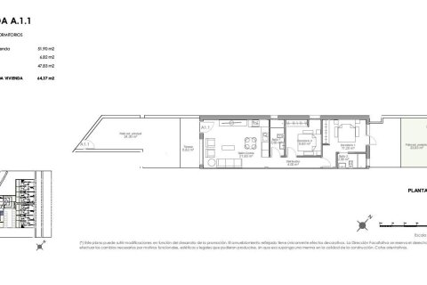 Bungalow zum Verkauf in Puerto de Mazarron, Murcia, Spanien 2 Schlafzimmer, 64 m2 Nr. 170804 - Foto 8