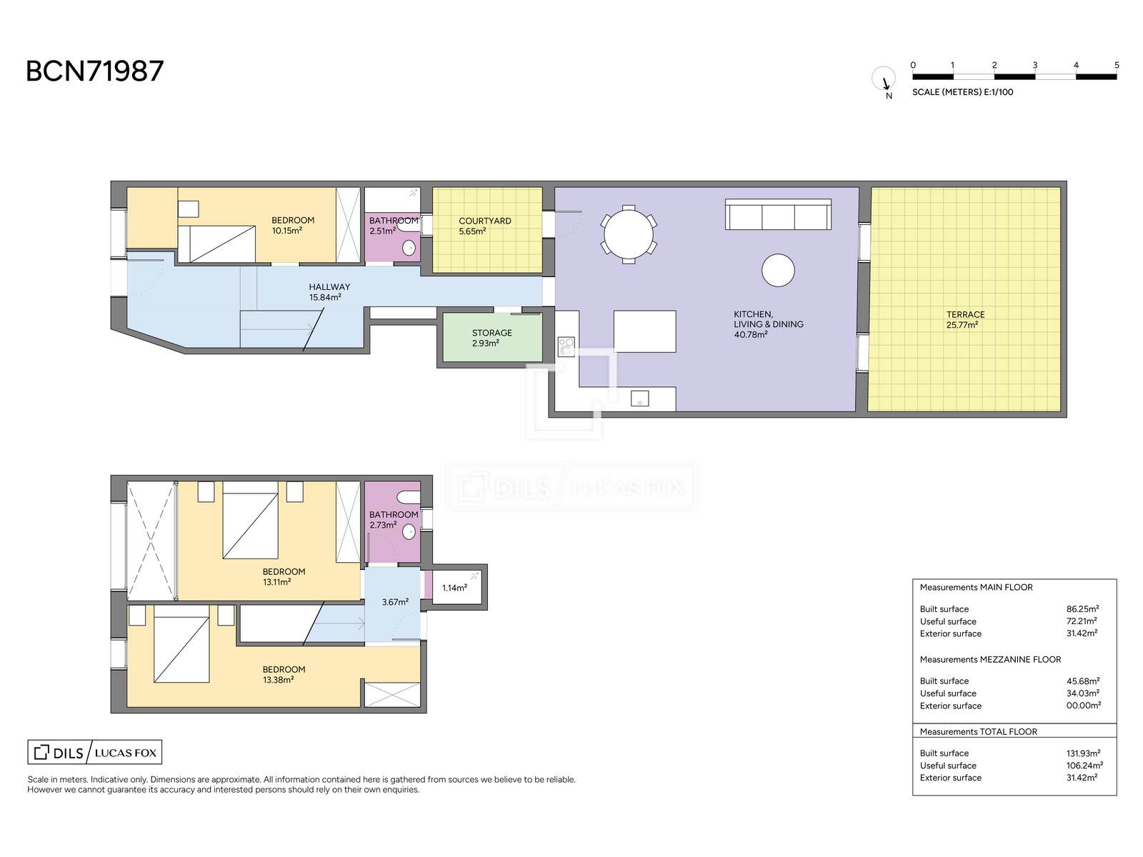 Apartament w Barcelona, Hiszpania 3 sypialnie, 132 mkw. nr 192774