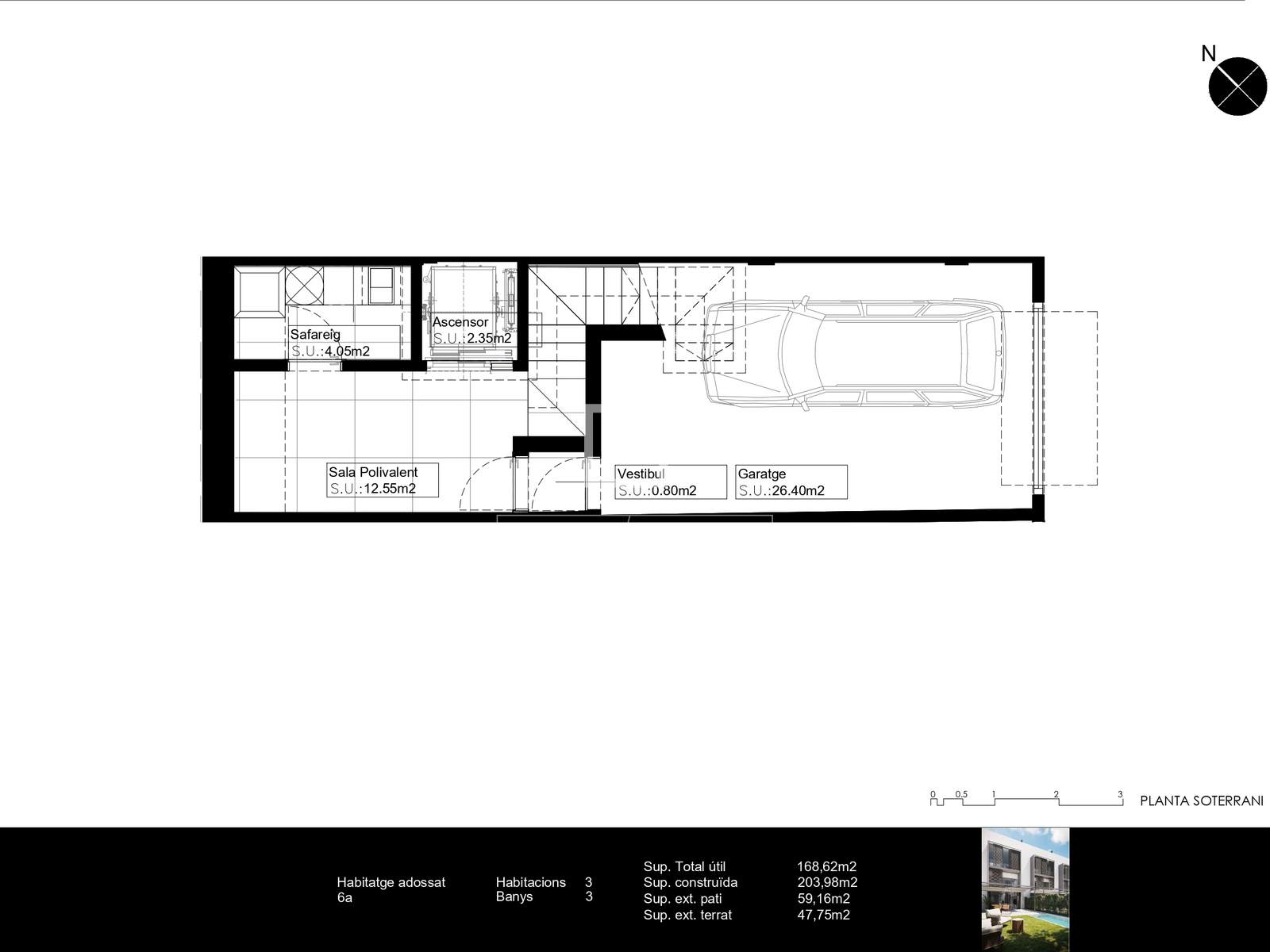 Huvila Barcelona, Espanja 3 makuuhuonetta, 159 m2 No. 192771