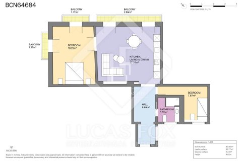 Lägenhet till salu i Barcelona, Spanien 2 sovrum, 82 kvm. Nr. 161390 - foto 25