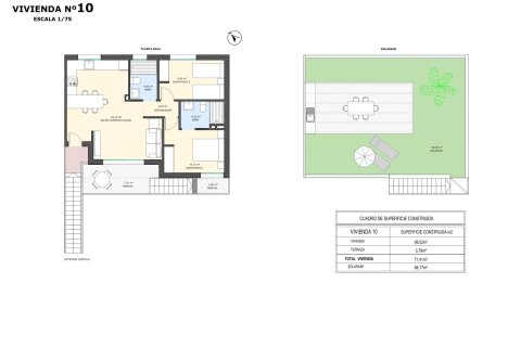 Bungalow till salu Pilar de la Horadada, Alicante, Spanien 3 sovrum, 71 kvm. Nr. 137606 - foto 16