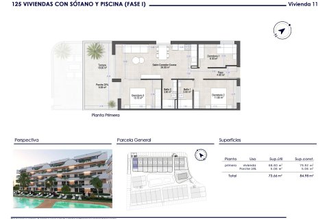 Apartamento en venta Santiago de la Ribera, Murcia, España 3 dormitorios, 78 m2 No. 137601 - foto 21