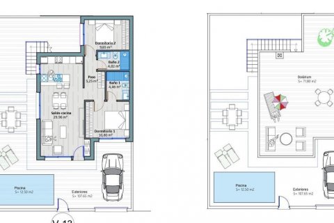 Продажа виллы в Торре-Пачеко, Мурсия, Испания 4 спальни, 296м2 №117111 - фото 7
