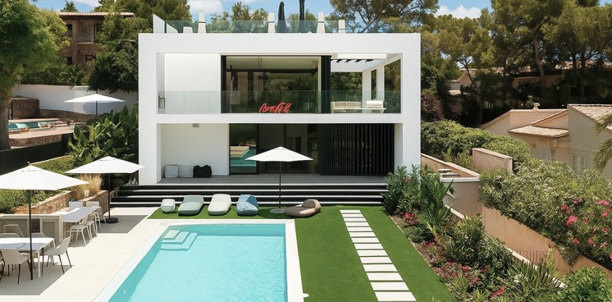 Villa en Bendinat, Mallorca, España 5 dormitorios, 501 m2 No. 143460