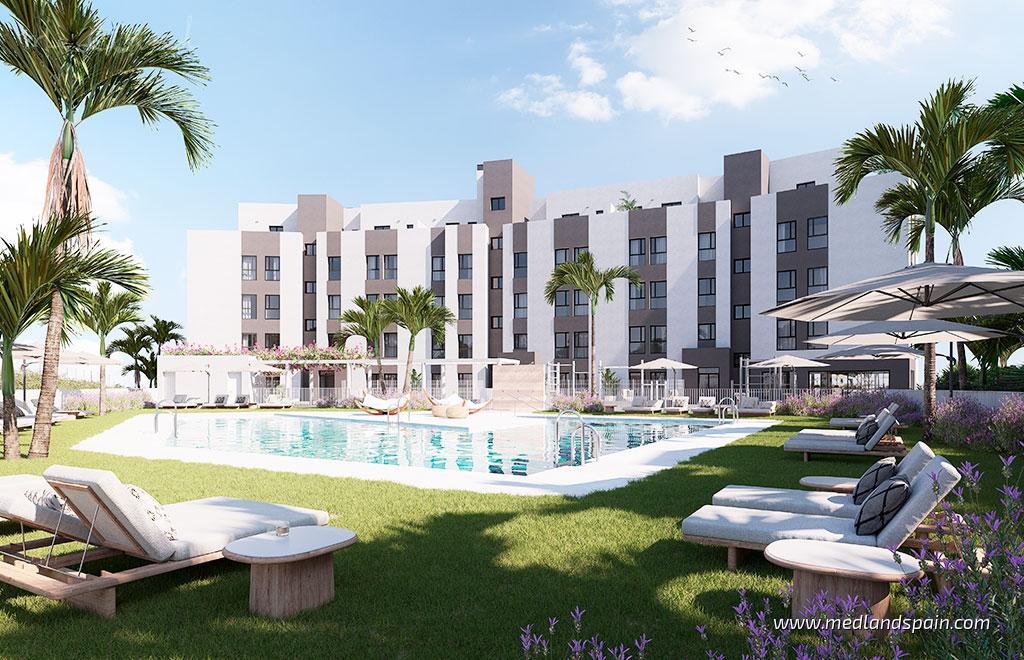 Dzīvoklis Mijas Costa, Malaga, Spānijā 3 istabas, 118 m2 Nr. 143901