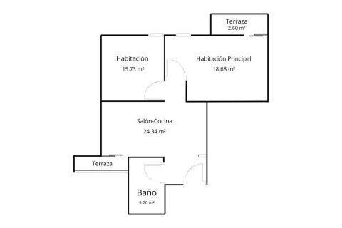 Penthouse w Madrid, Hiszpania 2 sypialnie, 86 mkw. nr 143904 – zdjęcie 24