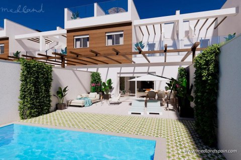 Продажа таухауса в Лос-Алькасарес, Мурсия, Испания 3 спальни, 135м2 №141357 - фото 1