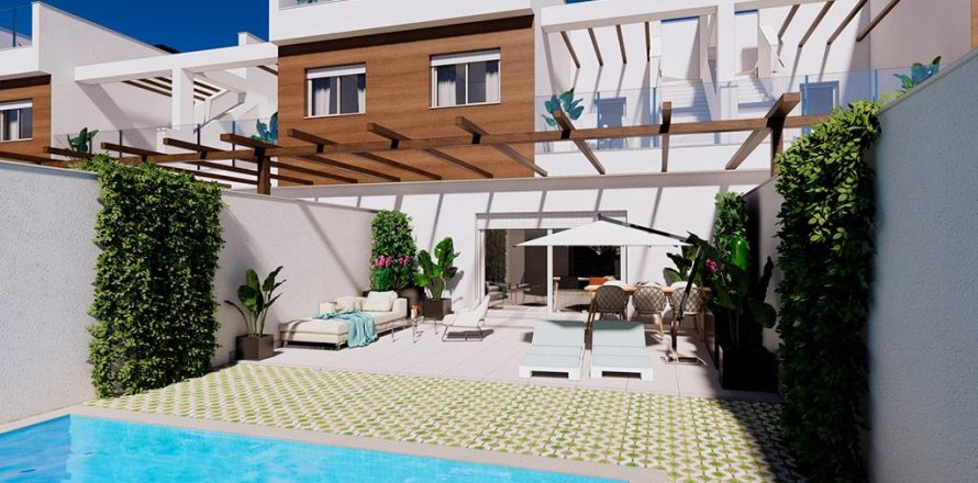 Таунхаус в Лос-Алькасарес, Мурсия, Испания 3 спальни, 135м2 №141357