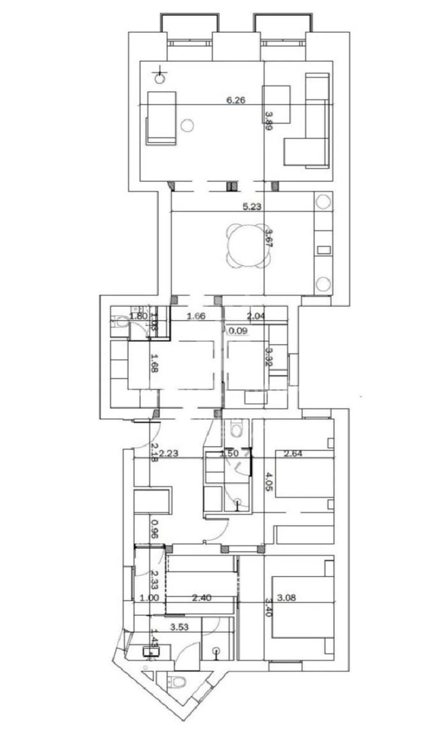 Appartamento a Madrid, Spagna 2 camere da letto, 175 mq. N° 179100