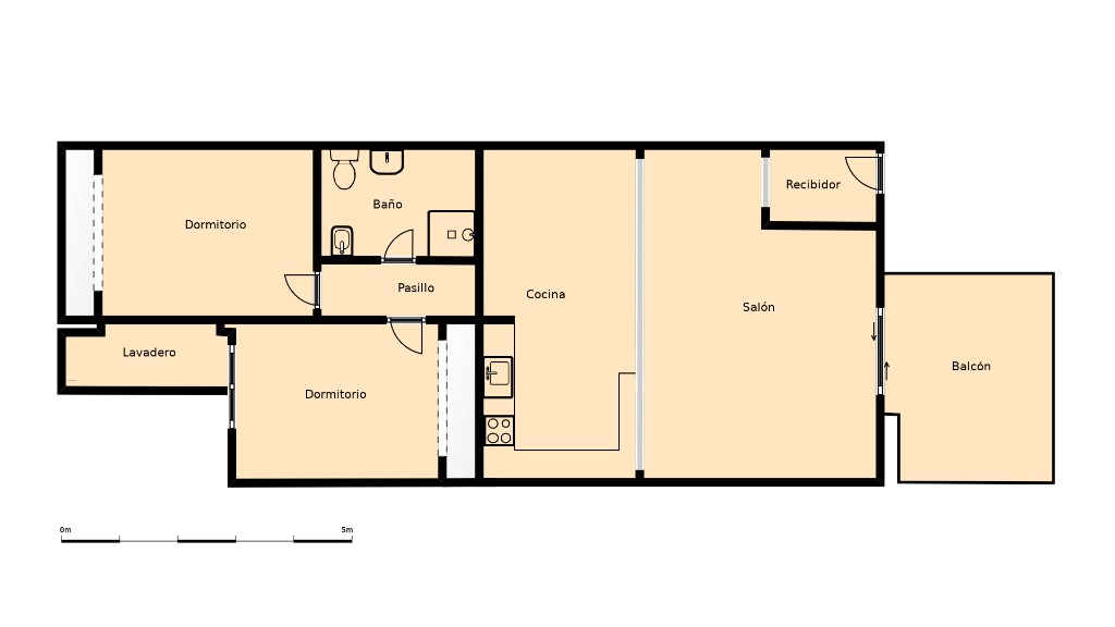 Apartamento en Algorfa, Alicante, España 2 dormitorios, 85 m2 No. 183584