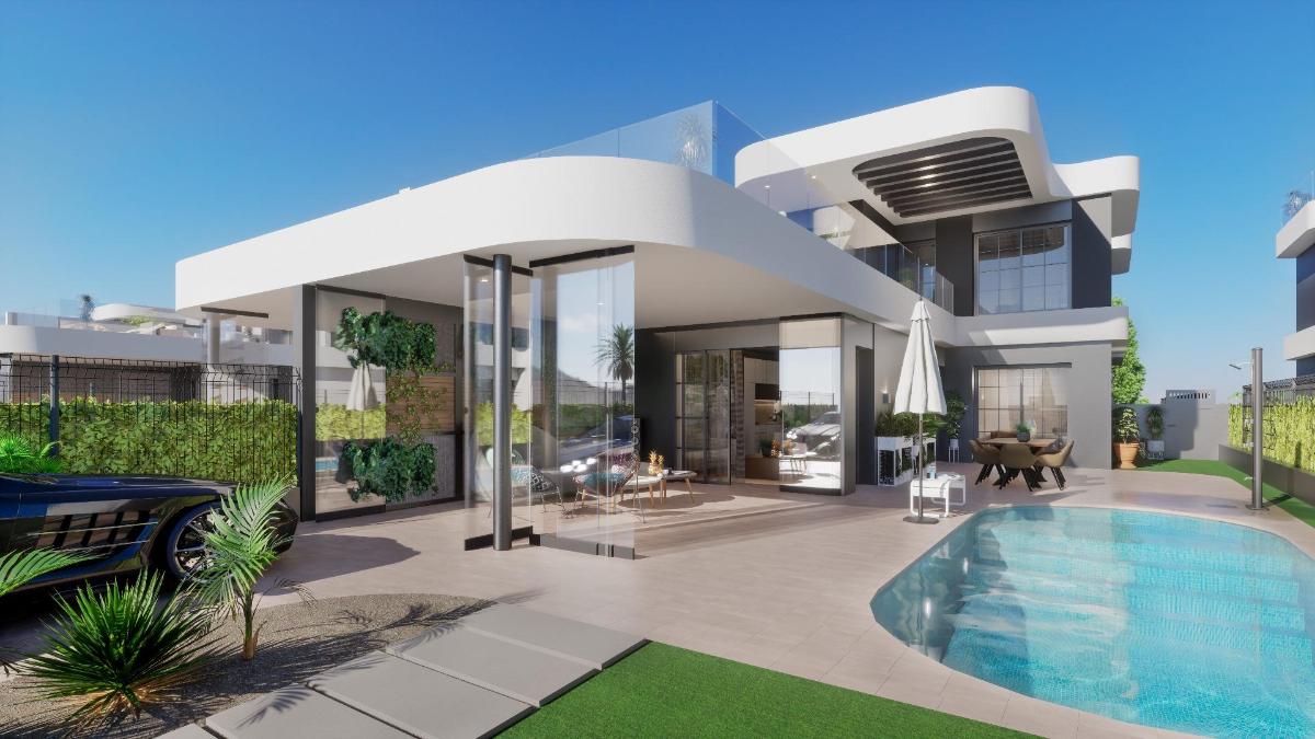 Villa à Los Alcazares, Murcia, Espagne 3 chambres, 151 m2 No. 97473