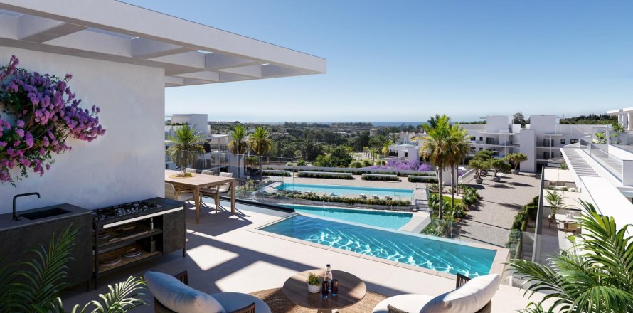 Penthouse w Estepona, Malaga, Hiszpania 3 sypialnie, 127 mkw. nr 169832