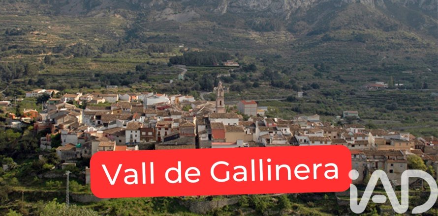 Villa i Vall De Gallinera, Alicante, Spanien 261 kvm. Nr. 185838