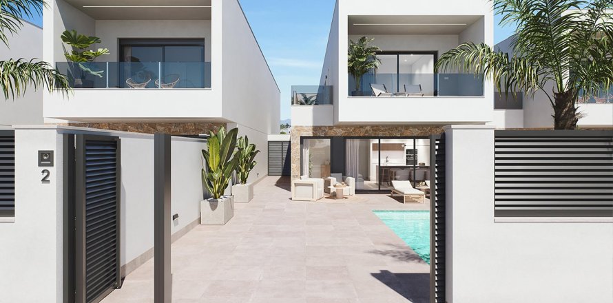 Villa in Altos de San Pedro III, San Pedro del Pinatar, Murcia, Spa, 3 bedrooms, 113 sq.m. No. 154937