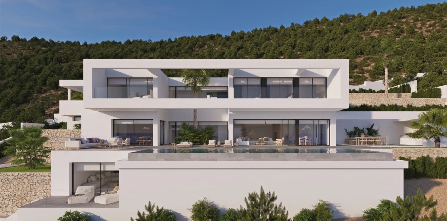 Huvila Gorgos (Benisa), Alicante, Espanja 4 makuuhuonetta, 770 m2 No. 136546