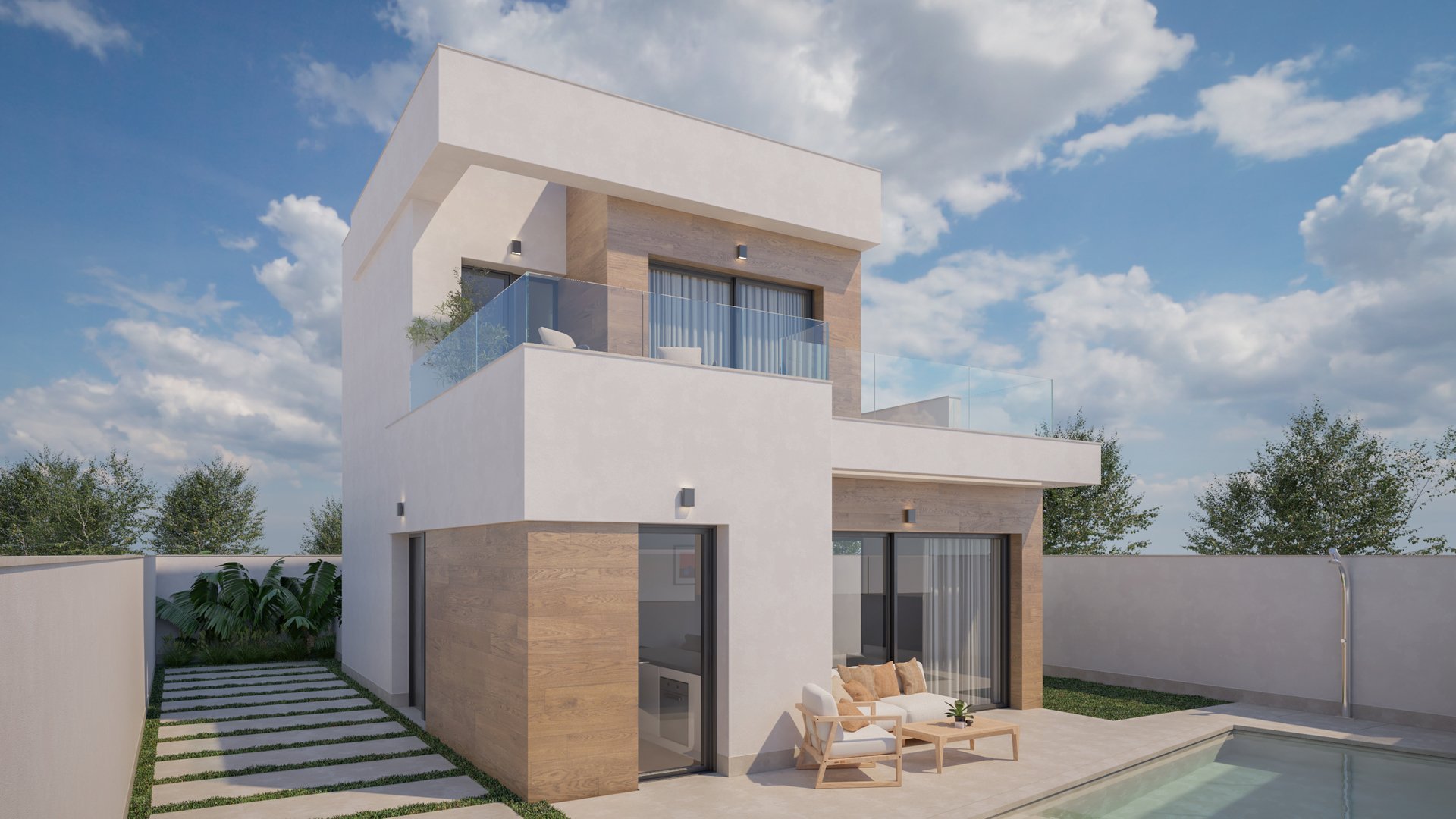 Villa à Pilar de la Horadada, Alicante, Espagne 2 chambres, 113 m2 No. 110136