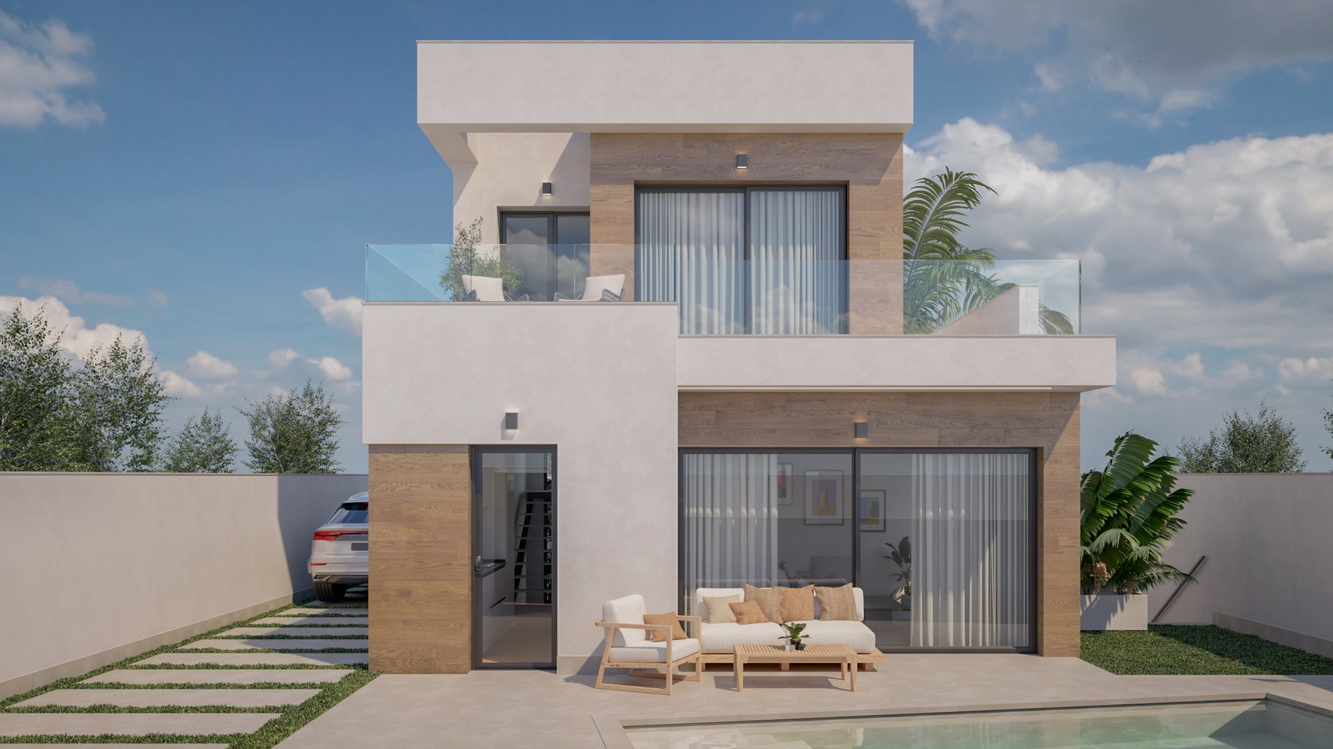 Villa à Pilar de la Horadada, Alicante, Espagne 2 chambres, 113 m2 No. 110136
