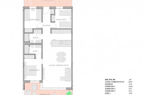 Parcela en venta Guardamar del Segura, Alicante, España 3 dormitorios, 106 m2 No. 116811 - foto 17