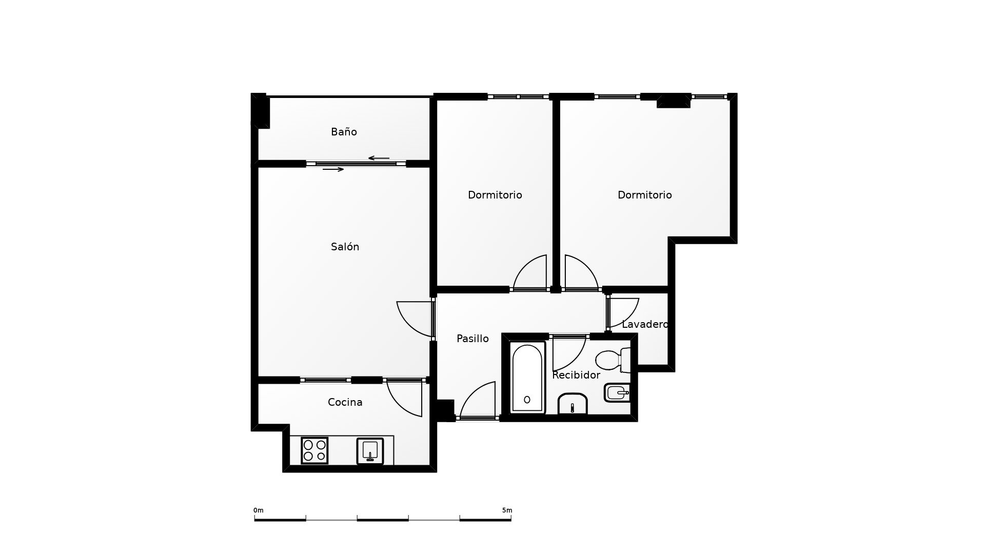 Dzīvoklis Calella, Barcelona, Spānijā 2 istabas, 82 m2 Nr. 167147