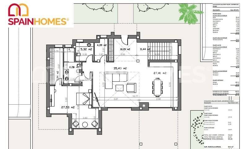 Villa in Finestrat, Alicante, Spanien 4 Schlafzimmer, 435 m2 Nr. 60788