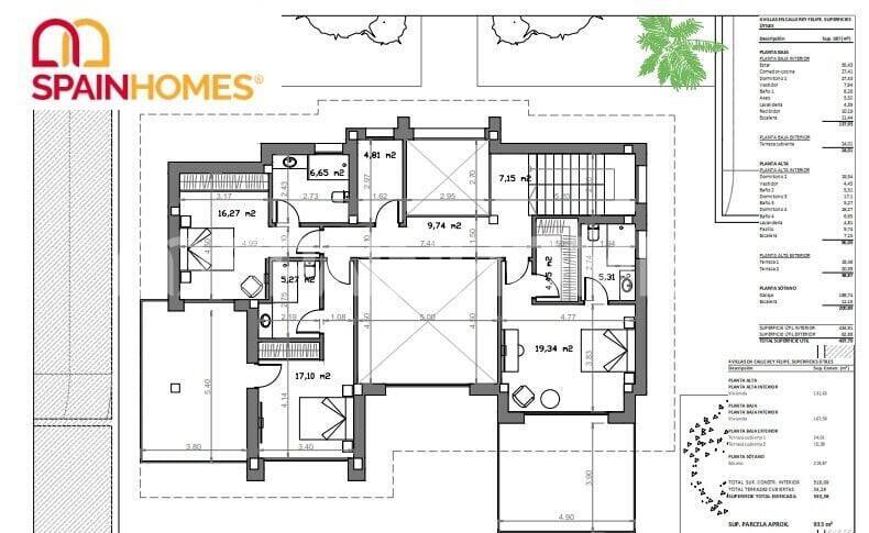 Villa in Finestrat, Alicante, Spanien 4 Schlafzimmer, 435 m2 Nr. 60788