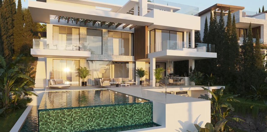 Villa i Resinera-Voladilla, Malaga, Spanien 4 sovrum, 450 kvm. Nr. 162224