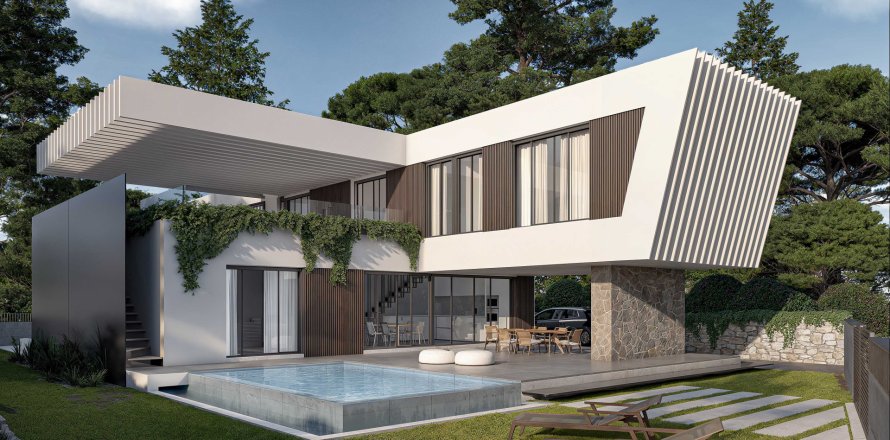 Huvila Estepona, Malaga, Espanja 4 makuuhuonetta, 225 m2 No. 133639