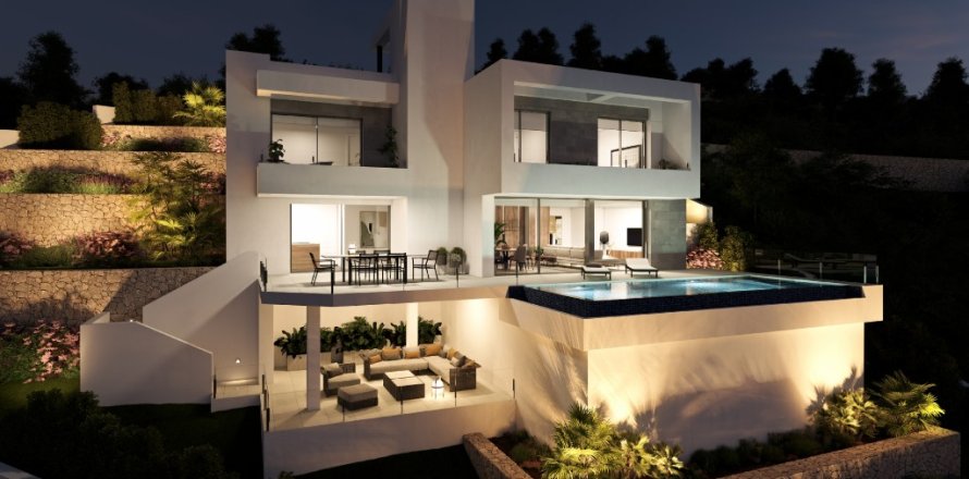 Villa a Moraira, Alicante, Spagna 3 camere da letto, 425 mq. N° 145005