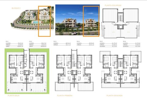 Apartamento en venta Fuente Alamo, Murcia, España 2 dormitorios, 88 m2 No. 137163 - foto 13